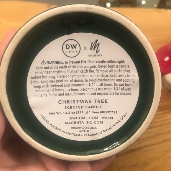 RAE DUNN: Christmas Gnome Sented Candle with lid Topper Canister 🇺🇸 RELEASE - Picture 4 of 8